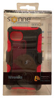 Sonne Premium Holster SchutzhüLle Mit StäNder FüR LG Optimus F3 (LS720) Rot
