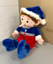 ~VINTAGE PEPSI PROMOTION STUFFED PLUSH ELF -ANIMAL FAIR LATE 1990's -3 FEET TALL