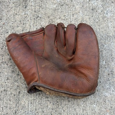 1950s Mickey Mantle Model Fast Play Pocket RARE Baseball Glove By Franklin