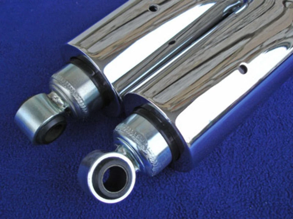 FOR HARLEY SOFTAIL HERITAGE FATBOY DEUCE CHROME SHOCKS 2000-2022 FXST - Image 4 of 4