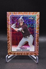 Gavin Grahovac 1/1 2025 Leaf Vivid Orange Laser Texas A&M