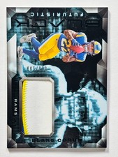 2024 Panini Black Football Blake Corum Futuristic Patch Mem /199 Rams