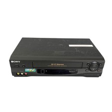 Sony SLV-N55 VHS VCR Hi-Fi Stereo 4-Head Video Cassette Recorder Black Working