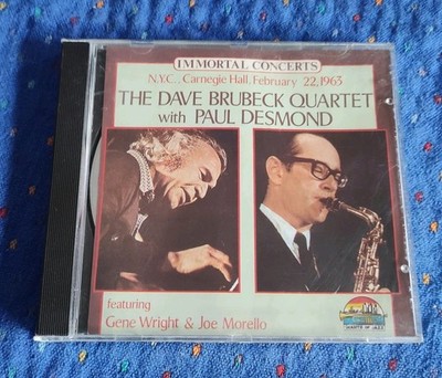 CD, The Dave Brubeck Quartett with Paul Desmond, New York, Carnegie Hall 1963