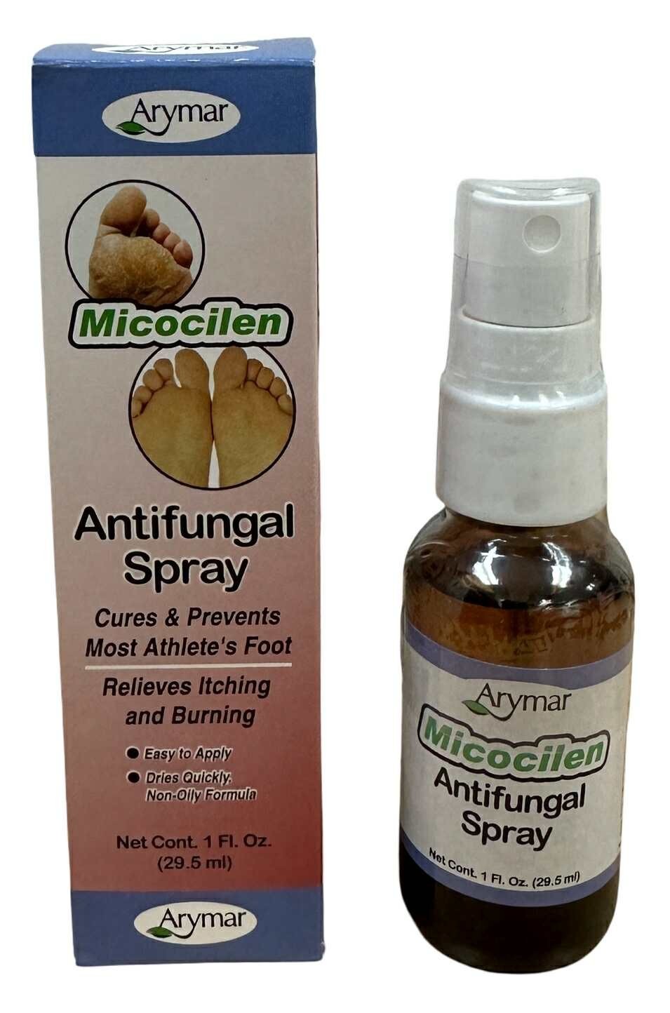 Arymar Micocilen Antifungal Spray, 1 fl oz - Foot Care Formula