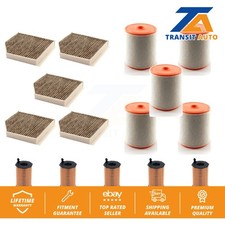 Air Cabin Engine Cartridge Oil Filters (15 Total) Kit For Audi A6 Quattro A7