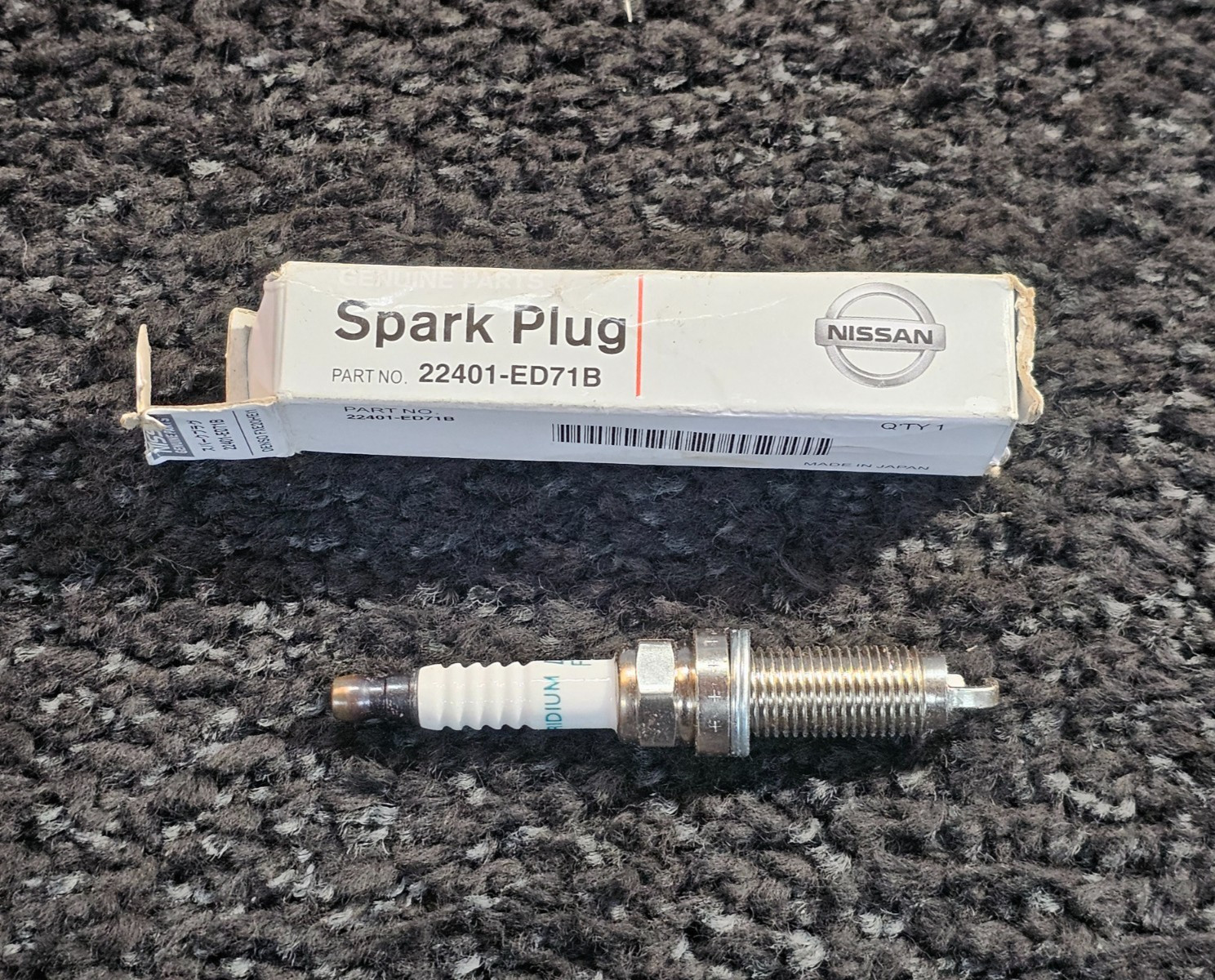 QTY 4 22401-ED71B Spark Plug Fits 2009-2011 Nissan Versa 1.6, S, SL