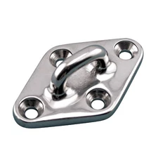 STAINLESS HEAVY DUTY DIAMOND PAD EYE 4" (S3703-0000)