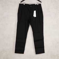 Calvin Klein Men Modern Stretch Chino Pants Black Size 36X30