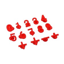 14 Pcs Food Picks Silicone Glass Marker Recognizer Dedicated Cup