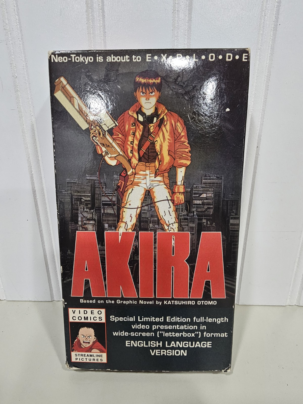Akira vhs Streamline Pictures redub version 1989 Manga Anime rare 