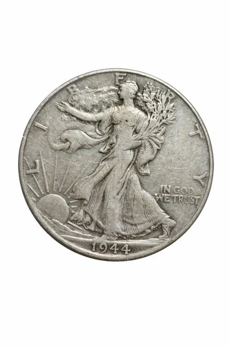 1944 Liberty Walking Half Dollar Silver Circulated Business Strike US Coin