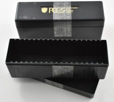 PCGS Black Storage Slab Holder Box Used Holds 20 Slabs Quick USA Shipping