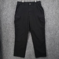 5.11 Tactical Pants Mens L Large Black Relaxed Fit TDU Cargo Ripstop Workwear