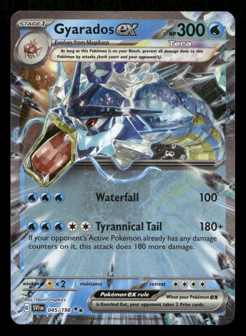 Gyarados ex 045/198 Scarlet & Violet Holo NM/M Pokemon