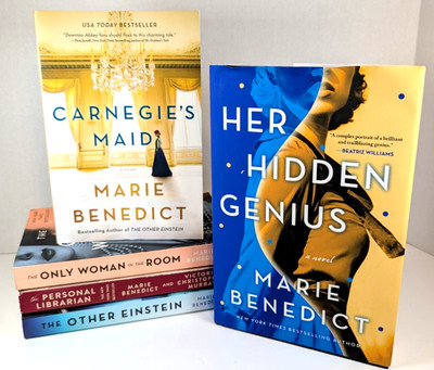 Lot 5 MARIE BENEDICT Novels~The Other Einstein~Personal Librarian~Only Woman...