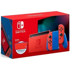 Nintendo Switch System Mario Red and Blue Edition Console Discontinued