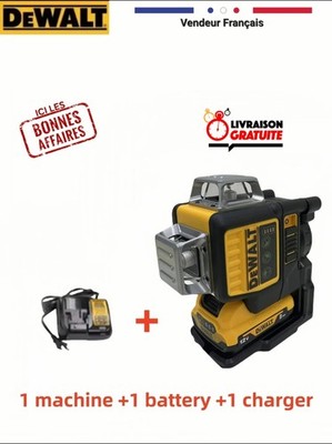 Dewalt Grün Laser Wasserwaage 12 Linien 360 Grad Selbstnivellierend Wiederaufladbar Akku