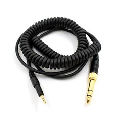 Audio Spring Coiled Cable For ATH-M40x ATH-M50X Head-mounted Headphone