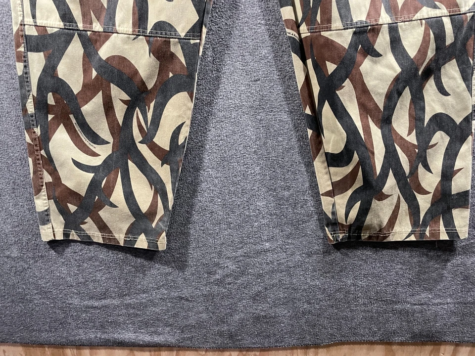 Vintage ASAT Pants Mens Large Regular Camo Trophy Hunter Tribal Faded 90s - Image 4 of 4