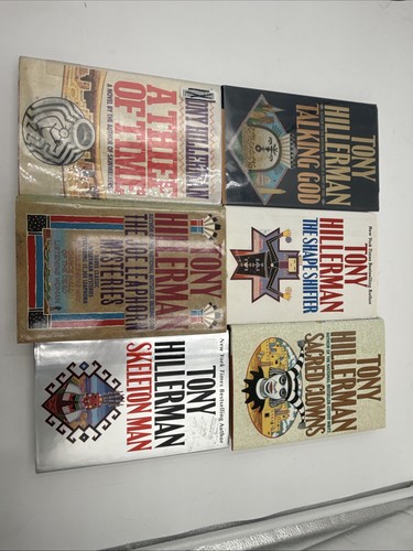 TONY HILLERMAN 13 HARDCOVER BOOK LOT WITH LEAPHORN CHEE SERIES - Picture 5 of 10