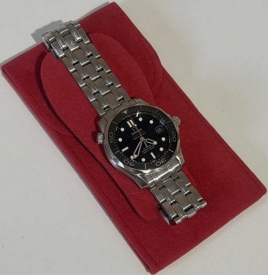 OMEGA Seamaster Diver 300M Co-Axial 36mm midsize Dial Black dial. Rare.FULL SET, photo 2 of 5