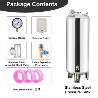 #ad 66 Gallon Vertical Pressure Tank for Well Pump $366.59