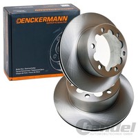 2X Denckermann Bremsscheiben 303Mm BelÜFtet Hinten Passend FüR Mercedes Sprinter