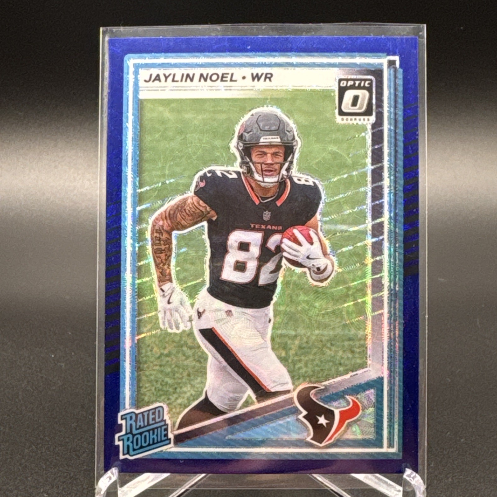 2025 Panini Donruss - Rated Rookie Jaylin Noel #324 Optic Preview Blue Scope