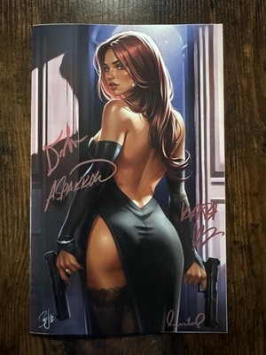SILENT NIGHTS #1 4XSigned By KATYA, FINKLE, DOLAN, & Sparrow VIRGIN w/COA LMT200
