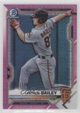 2021 Bowman Chrome Prospects Mega Box Pink Mojo Refractor Patrick Bailey v6g