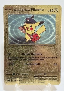 Special Delivery Pikachu Gold | eBay