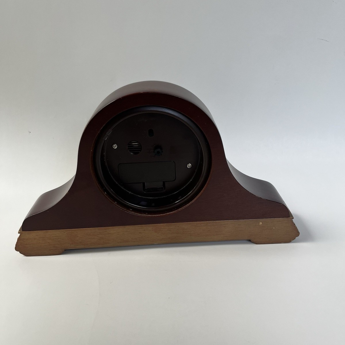 Vintage Seiko Table Mantle Clock Wood QXE017BL 10