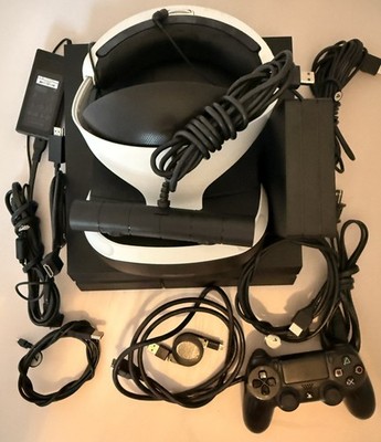 Sony PlayStation 4 Slim Black Console, 2 Controllers, PSVR & 15 Games