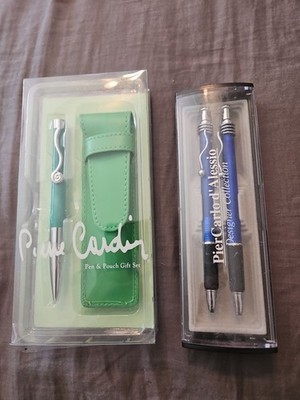 Pierre Cardin Pen & Pouch Gift Set New In Box Plus  pier Carlo D' Alessio.