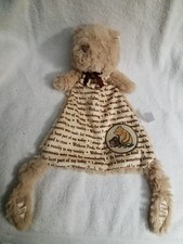Disney Baby Classic Winnie The Pooh Bear Plush Tan Lovey Security Blanket