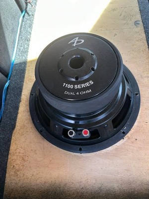 Audio Dynamics 1100 Series Dual Voice Coil 4 Ohm Car Subwoofer