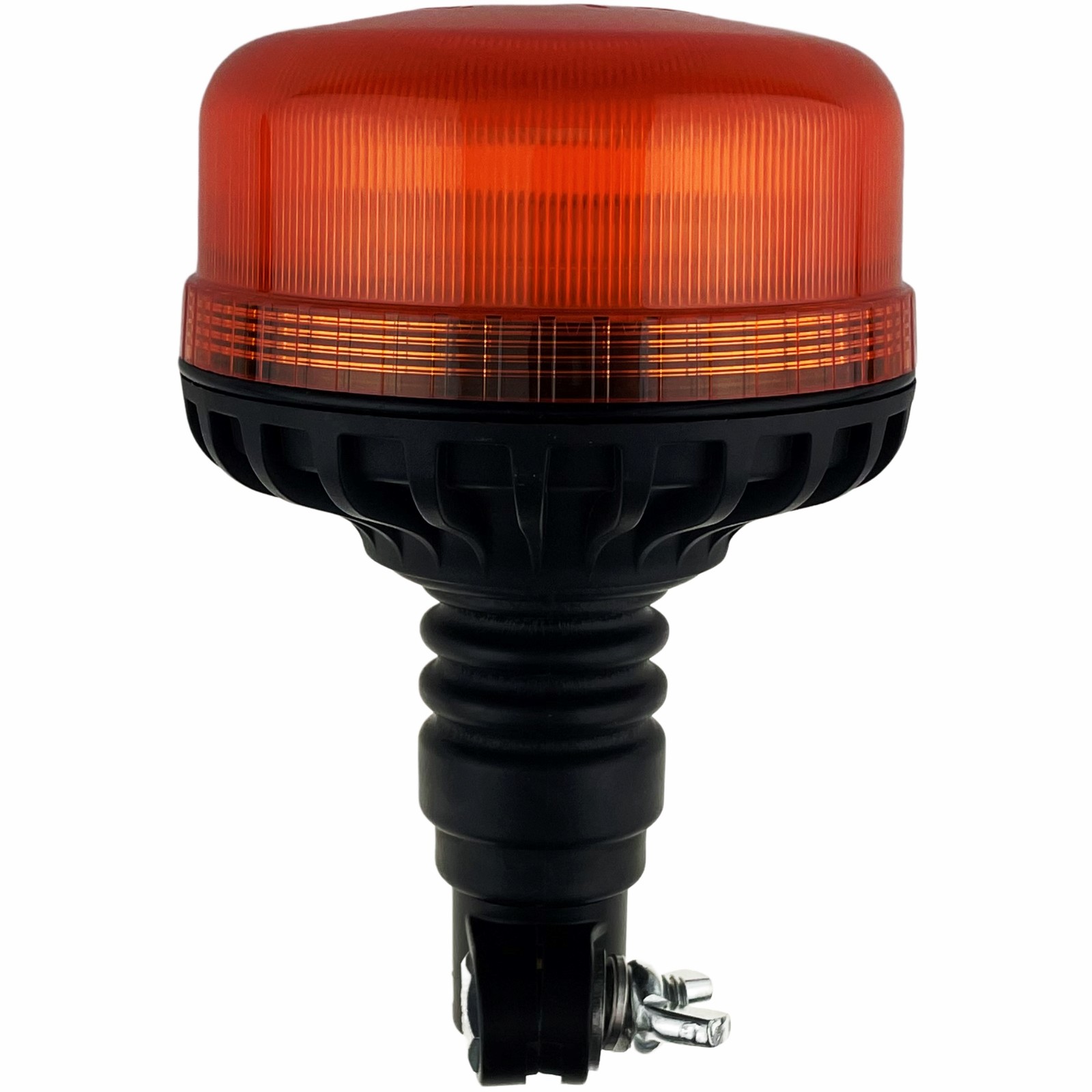 LED Amber Flashing Compact Light Beacon Flexi Din HGV Lorry Strobe Hazard