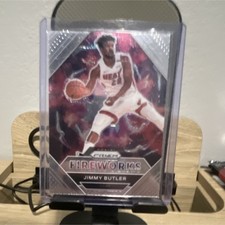2020-21 Panini Prizm Fireworks Jimmy Butler #16 Miami Heat Basketball
