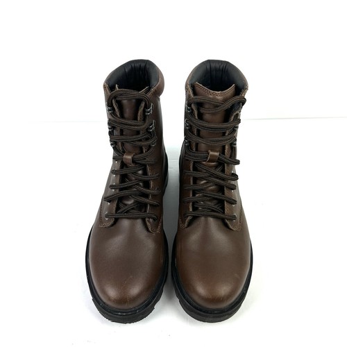 Sorel Lennix Bootie 8,5 braun Leder Schnürstiefelette Damen Combat wasserdicht - Bild 4 von 9