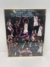 Vintage 1996 USA Basketball Dream Team II Framed Poster Wall Art Decor 90s NBA