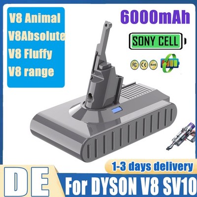 6.0Ah Akku Für Dyson Professional V8 SV10 Absolute Animal Staubsauger Sony Cell