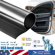 Black VLT 5% 79" x 20" Office Home Car Glass Uncut Roll Tint Window Film USA