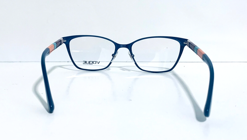 VOGUE VO 3975 982S BLUE MOSAIC CAT EYE AUTHENTIC EYEGLASSES RX 52-17-135 MM NEW - Picture 7 of 10