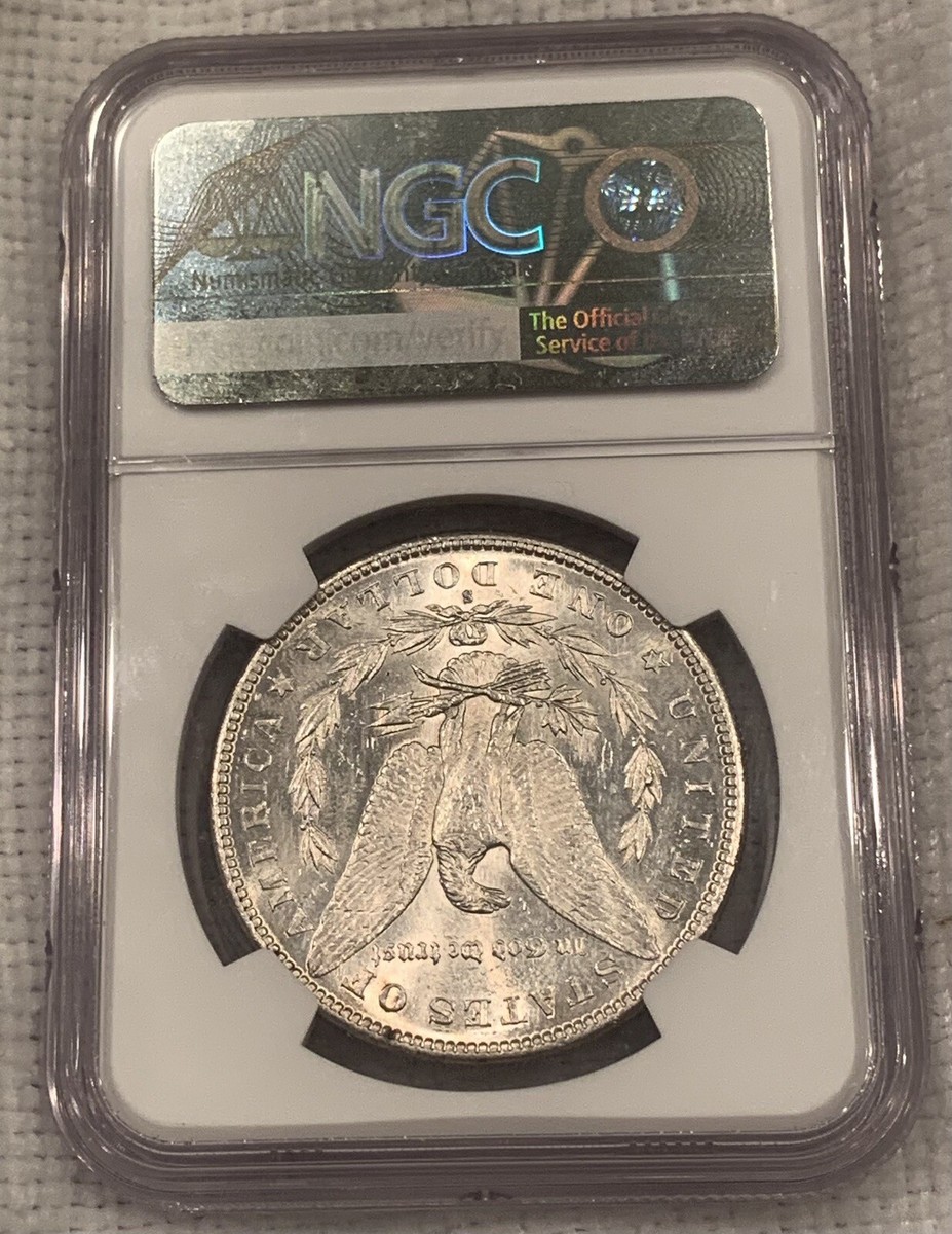 1881-S Morgan Dollar NGC BU UNC Details MS Lustrous Gem Blueberry