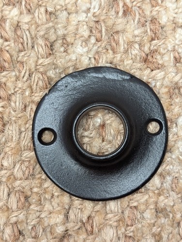 Antique Cast Iron Rosette Escutcheon For Door Knob - Picture 2 of 8