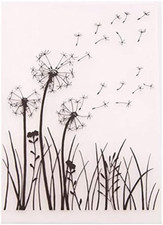 Welcome to Joyful Home 1PC Dandelion Background Embossing Folder for Card Making