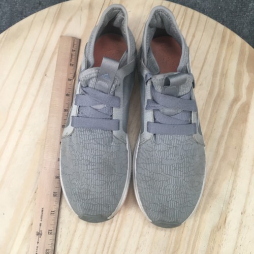 Adidas Shoes Mens 10.5 Edge Lux Lace Up Low Top Running Sneakers Grey Fabric - Picture 8 of 16