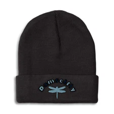 Beanies for Men Damselfly Winter Hats for Women Acrylic Skull Cap 1 Size