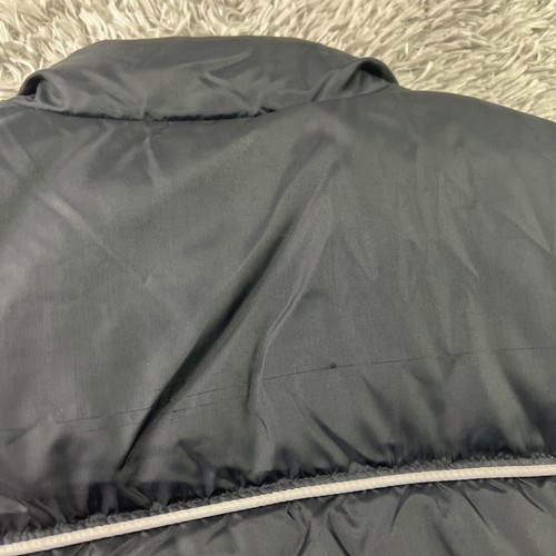 Vintage Nike Down Puffer vest jacket Men's Large Black Read** Distressed Flaw - Picture 17 of 17